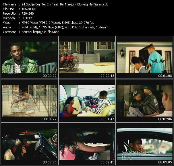 Soulja Boy Tell Em Feat. Bei Maejor video ”Blowing Me Kisses” from dvd ”Promo Only Hot Video November 2010” 
