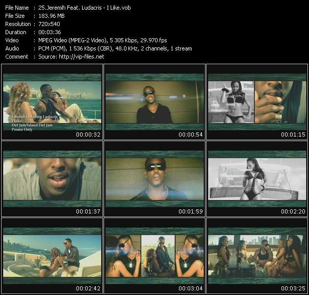 Jeremih Feat. Ludacris video ”I Like” from dvd ”Promo Only Hot Video November 2010” 