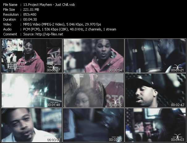 Project Mayhem video ”Just Chill” from dvd ”Promo Only Urban Video June 2011” 