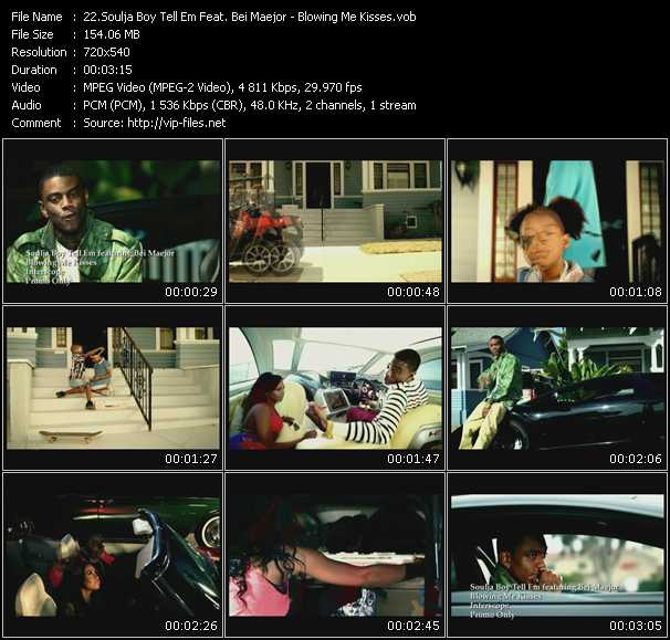 Soulja Boy Tell Em Feat. Bei Maejor video ”Blowing Me Kisses” from dvd ”Promo Only Urban Video December 2010” 