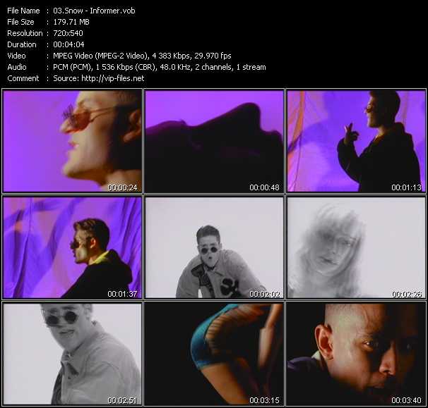 Snow video ”Informer” from dvd ”Screenplay VJ-Pro Classic Vision New Jack Vol.2 January 2008” 