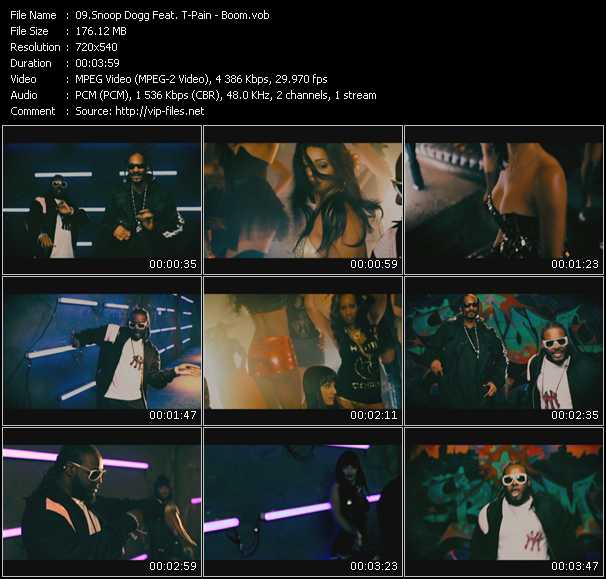 Snoop Dogg Feat. T-Pain video ”Boom” from dvd ”Screenplay VJ-Pro Urban Vision May 2011” 