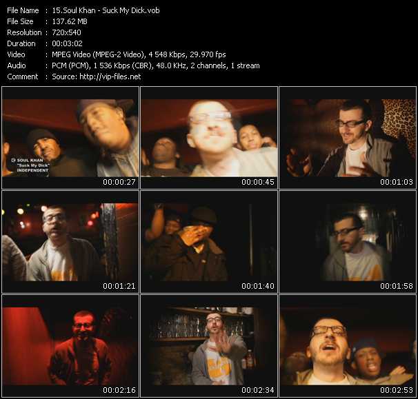 Soul Khan video ”Suck My Dick” from dvd ”Screenplay VJ-Pro Urban Vision November 2010” 