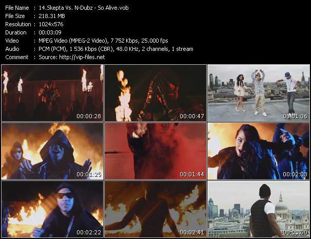 Skepta Vs. N-Dubz video ”So Alive” from dvd ”Vip-Express Videos December 2010” 