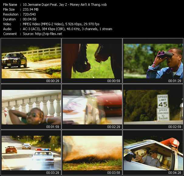 Jermaine Dupri Feat. Jay Z video ”Money Ain't A Thang” from dvd ”ETV Network Vital Hitz 2013 October 1998” 