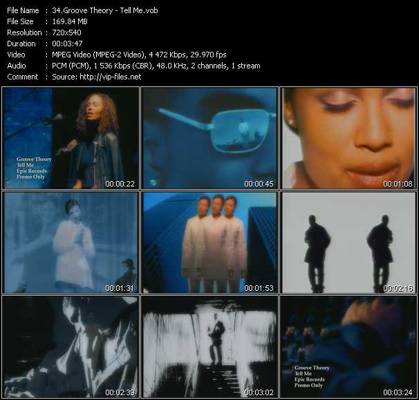 Groove Theory video ”Tell Me” from dvd ”Promo Only Hot Video Classics Best Of 1995 Vol.1” 