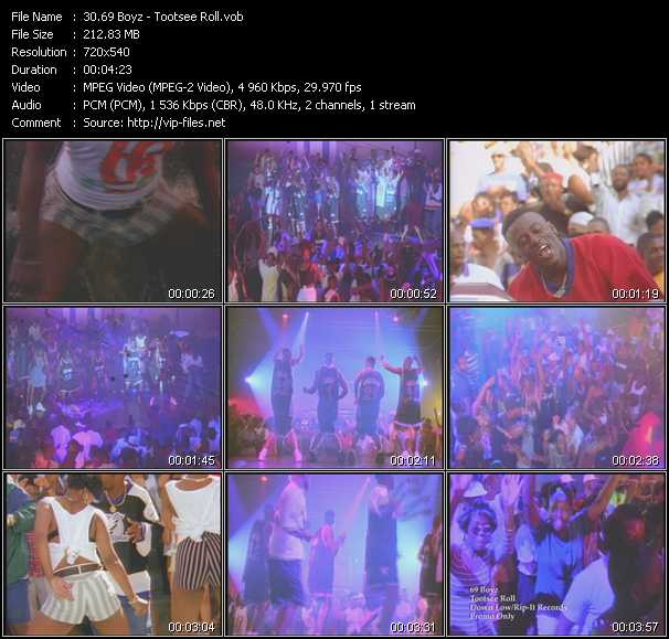 69 Boyz video ”Tootsee Roll” from dvd ”Promo Only Hot Video Classics Best Of 1995 Vol.2” 