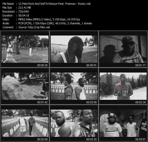 Pete Rock And Smif N Wessun Feat. Freeway video ”Roses” from dvd ”Promo Only Urban Video November 2011” 