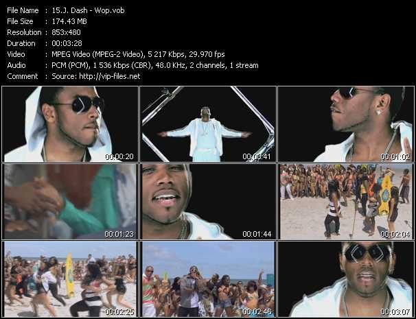 J. Dash video ”Wop” from dvd ”Promo Only Urban Video December 2011” 
