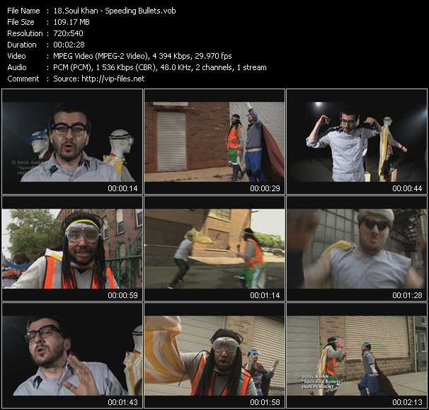 Soul Khan video ”Speeding Bullets” from dvd ”Screenplay VJ-Pro Urban Vision August 2011” 