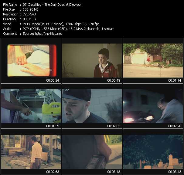 Classified video ”The Day Doesn't Die” from dvd ”Screenplay VJ-Pro Urban Vision October 2011” 