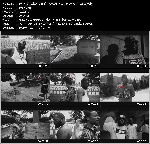 Pete Rock And Smif N Wessun Feat. Freeway video ”Roses” from dvd ”Screenplay VJ-Pro Urban Vision October 2011” 
