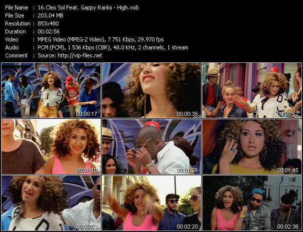 Cleo Sol Feat. Gappy Ranks video ”High” from dvd ”Vip-Express Videos September 2011” 