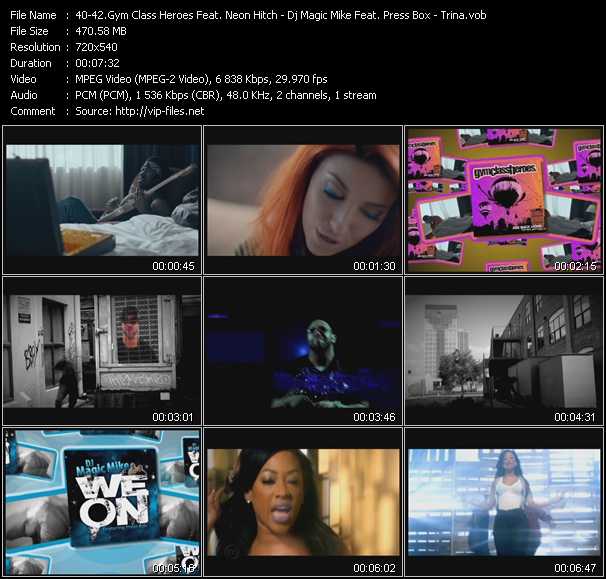 Gym Class Heroes Feat. Neon Hitch - Dj Magic Mike Feat. Press Box - Trina video ”Ass Back Home - We On - Red Bottoms” from dvd ”Promo Only Urban Video March 2012” 