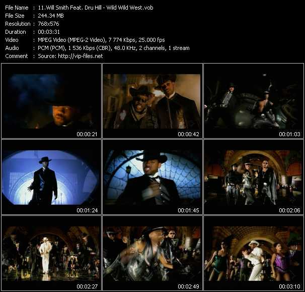 Will Smith Feat. Dru Hill video ”Wild Wild West” from dvd ”MixMash Party Classics Vol.15”