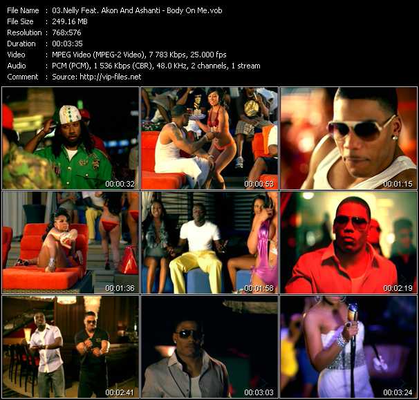 Nelly Feat. Akon And Ashanti - Body On Me - Download High-Quality Video ...